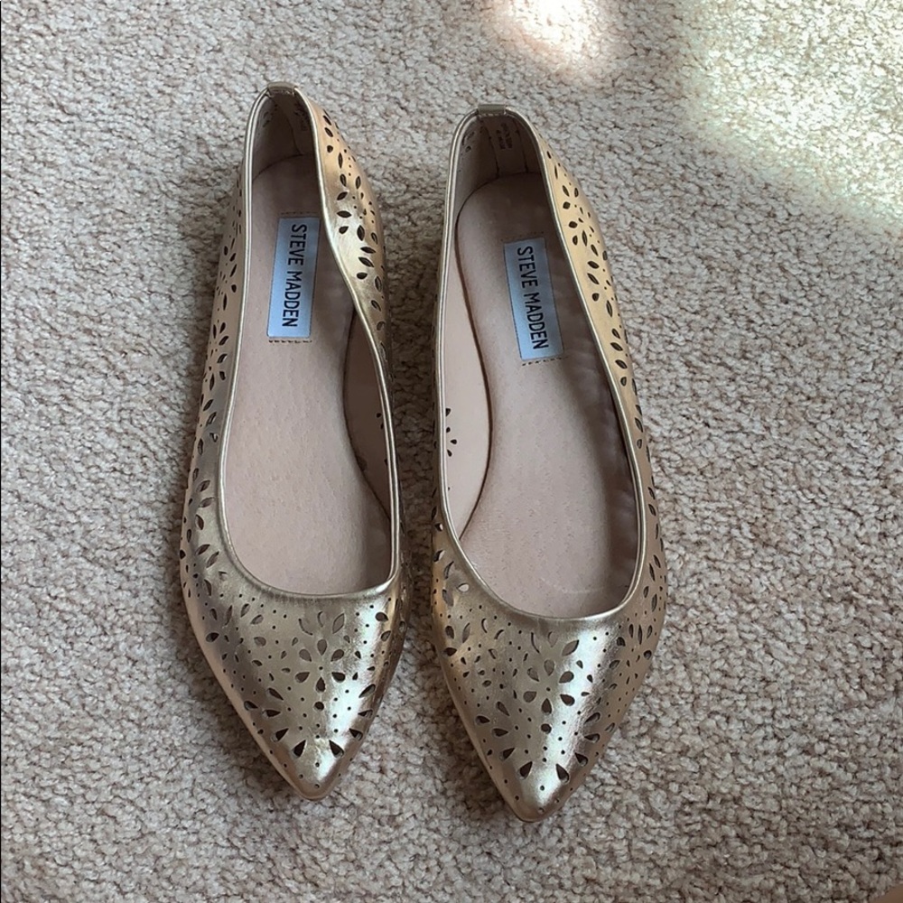 Steve Madden Edyna metallic flat